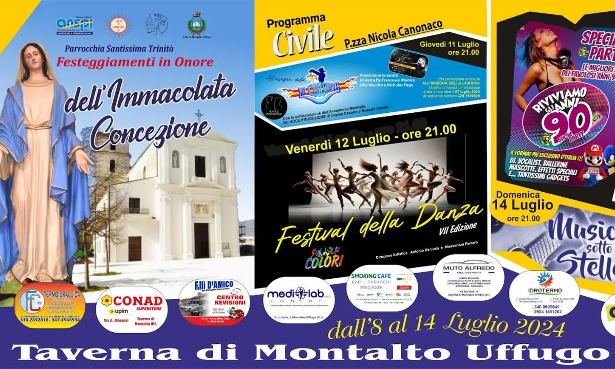 Montalto, canti e balli a Taverna per celebrare l'Immacolata Concezione